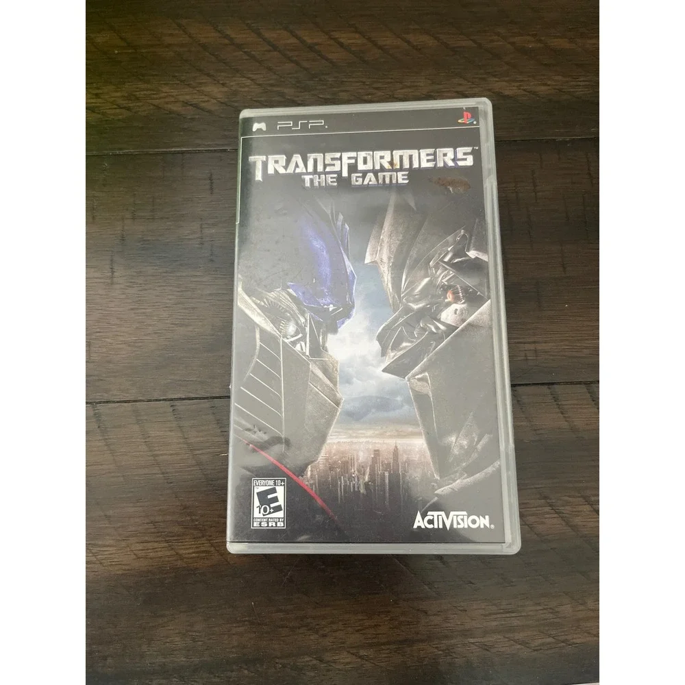 Transformers The Game Sony PSP Activision UMD Video Game Complete CIB 81977206US